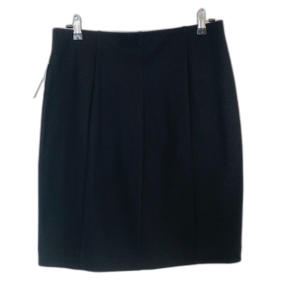 NWT ALFANI Black Career Work Pencil Pull-Up Skirt Size 8